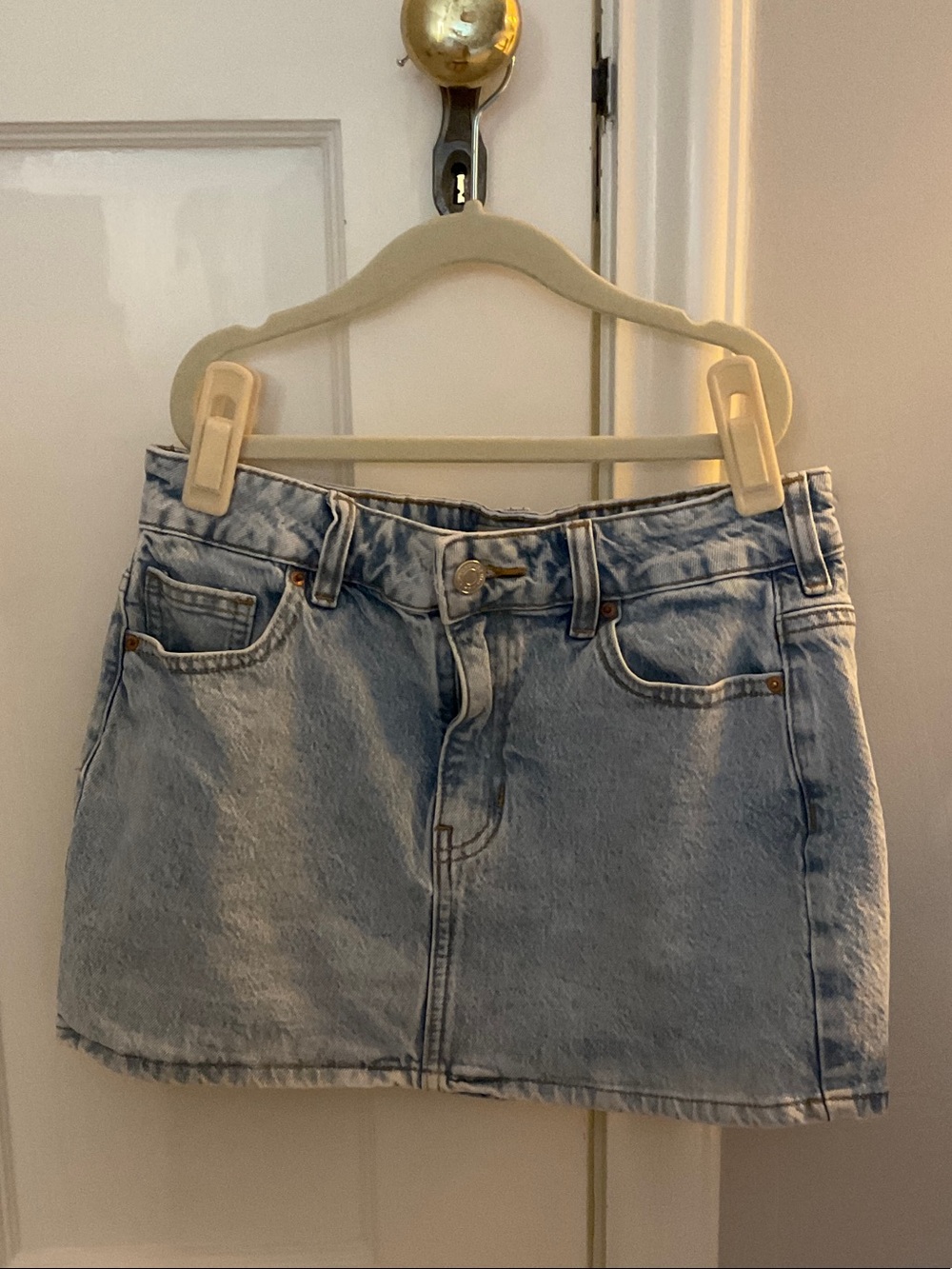 Pacific Sunwear Light Blue Denim Mini Skirt
